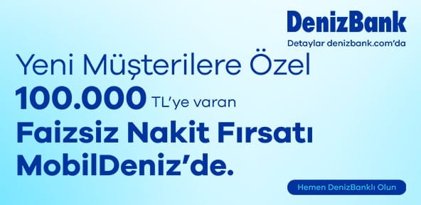 %0 Faizle 100.000 TL’ye Varan Nakit Cebinizde!