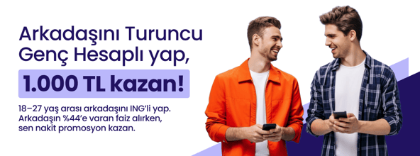 Arkadaşını Genç Hesaplı yapanlara 1.000 TL nakit promosyon!